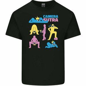 Camera Sutra Men's Funny T-Shirt Photography Rude